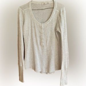 Prana Waffle Weave Top -scoop neck